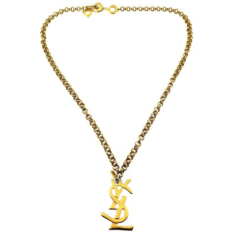 ysl pendant necklace|ysl jewellery sale.